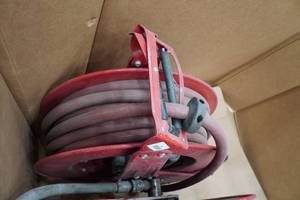 lot 65 image: Industrial Air Hose Reel with Hose