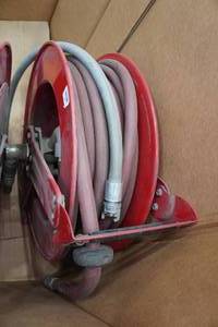lot 64 image: Industrial Air Hose Reel with Hose