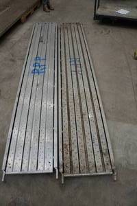 lot 151 image: 2 Werner 10 Aluminum Scaffold Planks