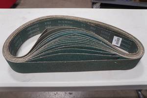 lot 114 image: 15 80 Grit Sanding Belts