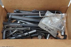 lot 113 image: Assorted Hex Key Wrenches - Some Large Sizes
