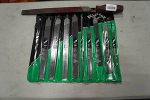 lot 172 image: Nicholson Files with Craftsman Handle