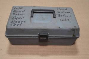 lot 203 image: Falk Quad Drive Taper Sleeve Tool Kit
