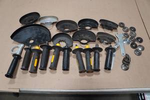 lot 161 image: Assorted Grinder Guards, Handles, and Plates