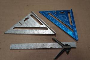 lot 176 image: Empire Construction Squares and Craftsman Ruler