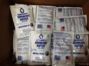 Emergency Drinking Water Pouches