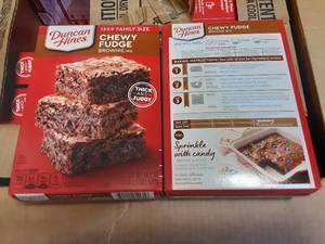 Boxes of Chewy Fudge Brownie Mix