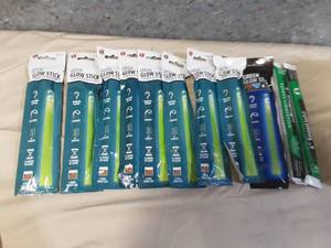11 green glowsticks