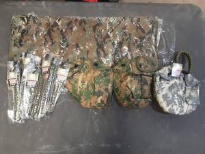 Paracord Compass Bracelets, Canteen Covers and Bandanas