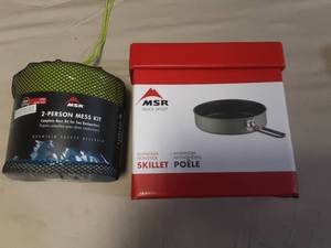 2 person mess kit and Skillet