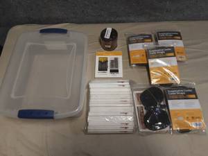 Evaporative Cooler Cover Straps, Mini Screwdriver Set and Construction Pencils