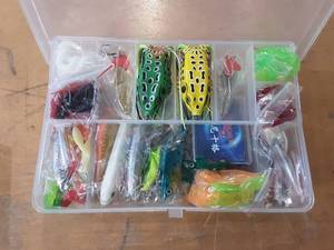 Small Tackle Box of Fishing Lures 204pcs