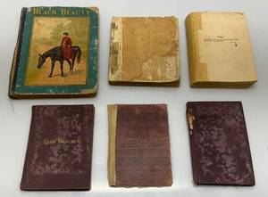 lot 8 image: Very Old Books Incuding 1883 First Reader & More
