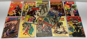 lot 14 image: Vintage 12, 15, 20, 25 Cent Comic Books ( Some Rough Condition)