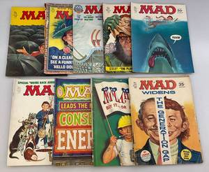 lot 28 image: Vintage 1970s Mad Comics