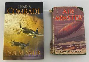 lot 34 image: Vintage Hardcover Books Including Air Monster & I Had A Comrade