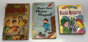 lot 39 image: Vintage Soft Cover Books Including Mister Magoo