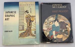 lot 54 image: 1969 Japanese Mythology Hardcover Book & 1976 Japanese Graphic Art Hardcover Book