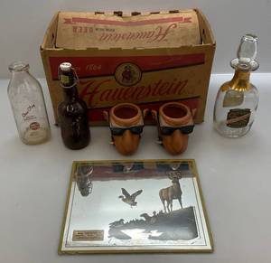 lot 67 image: Group Of Vintage Bottles & More Including  Camel Joe