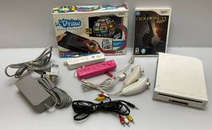lot 89 image: Pre-owned WII System With Games , Draw Pad, Controllers And More