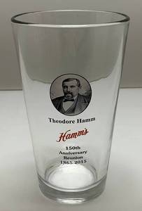 lot 103 image: RARE Hamms Beer Glass