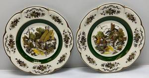 lot 110 image: Ascot Service Plates By Woods & Sons England