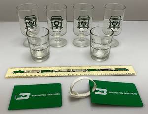 lot 112 image: Misc. Burlington Northern Collectibles