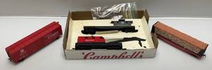 lot 202 image: Misc. Vintage HO Scale Train Cars