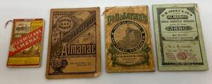 lot 223 image: 1880s Misc. Almanacs