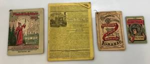 lot 225 image: 1880s Misc. Almanac & More