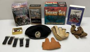 lot 228 image: Misc. Vintage Military Items