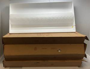 lot 230 image: 4 Phillips Day-Brite 24 x 48 CFI Fluorescent Lights (NIB)