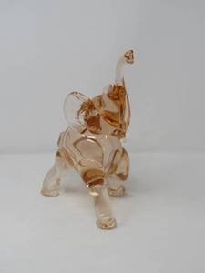 Adorn Your Home with Luck and Whimsy Vintage 1950s Pink Glass Elephant
