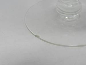3 Vintage 1960s Glassware  oversized brandy snifter  pourer  Bubble Bowl Vase