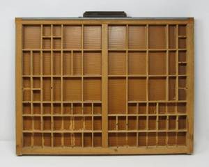 Vintage Printers Typeset box