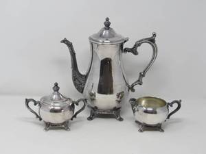Vintage 1973 Rogers Bros Silverplate Tea set