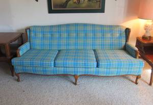 Vintage 1960s Daytons Salon Living Room  Group  Sofa, Step-up end table,Coffee table