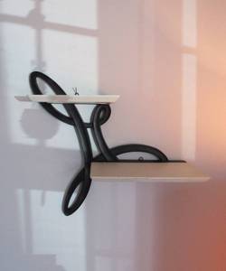 Swingin 60s Style Mid-Century Modern Wall Shelves from Daytons (Pair)