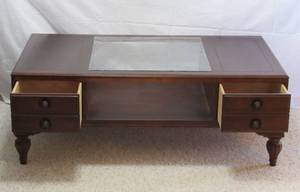 Wood Coffee Table  Stanley