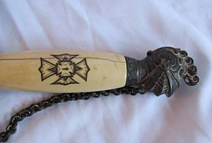 Knights Templar Sword and Scabbard Hugh Edwin Wallace, 1920s