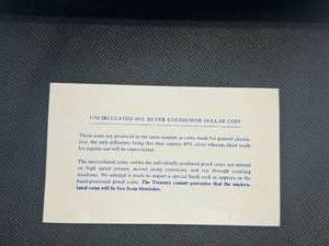1974 Uncirculated Eisenhower 40% Silver Dollar in Original Mint Package
