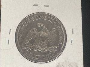 1854 Liberty Seated Half Dollar with Arrows marked AU When Purchased  PCGS Price Guide for an AU50 is $375.00