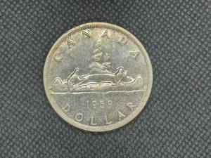 1959 Canadian Silver Dollar