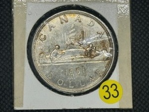 1961 Canadian Silver Dollar