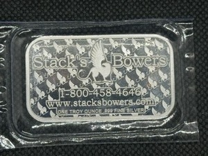 2022 BU Stacks & Bowers 1 Oz. Silver Bar