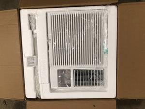 LG 7,600 BTU 115 -Volts Window Air Conditioner Cools 330 Sq. Ft. with Heater and Wi-Fi Enabled in White  Customer Returns See Pictures