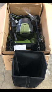 Green Machine 62V Brushless 22 in. Electric Cordless Battery Self- Propelled Lawn Mower with 2 4.0 Ah Batteries and Charger   Customer Returns See Pictures
