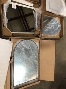 Lot of Assorted Mirrors Various Sizes   Customer Returns See Pictures
