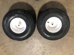 Lot of 2 Arnold 20 in. x 8 in. Rear Tractor Wheel for John Deere, Ariens, Husquvarna and Poulan Pro Lawn and Garden Tractors Customer Returns See Pictures