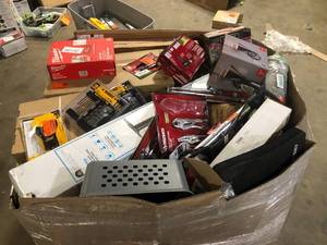 Gaylord of Assorted Tools Hardware and Misc. Items Various Models and Conditions   Customer Returns See Pictures